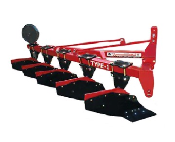 گاواهن پنج خیش برگردان سامانه جابجایی لایه خاک